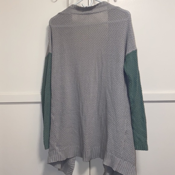 BDG Gray Turquoise Medium Cardigan Sweater - Picture 4 of 10